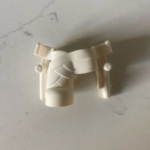 LEGO - Duplo Wear Leg Cast and Crutches - White - RARE